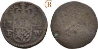 Einseitiger Doppelheller 1723 Köln Erzbistum: Clemens August von Bayern, 1723-1761: ss-s, unediertes Jahr