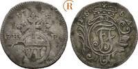 Sachsen Coburg Saalfeld: 6 Pfennig Saalfeld Franz Josias, 1745-1764: -