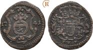 Sachsen: Pfennig Dresden Friedrich August II, 1733-1763: -
