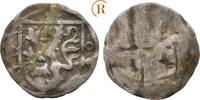 Sachsen: Einseitiger Pfennig, sog. Löwenpfennig Schneeberg Kurfürst Ernst und Herzog Albrecht, 1482-1485: -
