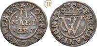 Braunschweig Calenberg Hannover: 2 Mariengroschen Georg Wilhelm, 1648-1665: -