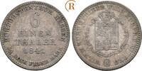Hessen Kassel: 1/6 Taler Wilhelm II. und Friedrich Wilhelm, 1831-1847: -
