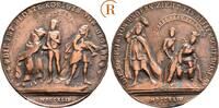 Habsburg: Satirische Bronzemedaille Maria Theresia, 1740-1780: -
