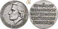 Personenmedaille: Silbermedaille auf Friedrich von Schiller -