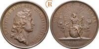 Frankreich: Bronzemedaille von J. Mauger Ludwig XIV, 1643-1715: -