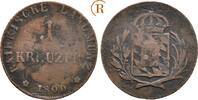 Bayern: 1 Kreuzer für Tirol Maximilian I. Joseph, 1806-1825: -