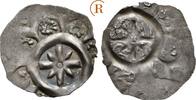 Bamberg Bistum: Hälbling vom Dünnpfennig Otto II. von Andechs, 1177-1196: -