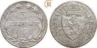 Nassau: 3 Kreuzer Wilhelm, 1816-1839: -