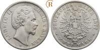 Kaiserreich: Bayern: 2 Mark Ludwig II, 1864-1886: -
