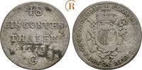 Augsburg Bistum: 1/48 Taler Günzburg Clemens Wenzel, 1768-1803: -