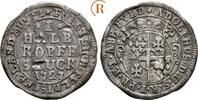 Fulda Bistum: 1/2 Kopfstück Adolf von Dalberg, 1726-1737: -