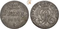 Braunschweig Calenberg Hannover: 4 Pfennig Georg IV, 1820-1830: -