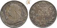 Grossbritannien: 6 Pence Victoria, 1837-1901: -