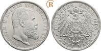 Kaiserreich: Württemberg: 2 Mark Wilhelm II, 1891-1918: -