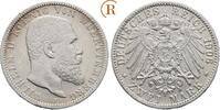 Kaiserreich: Württemberg: 2 Mark Wilhelm II, 1891-1918: -