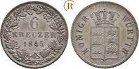 Württemberg: 6 Kreuzer Wilhelm I, 1816-1864: -