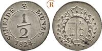 Württemberg: 1/2 Kreuzer Wilhelm I, 1816-1864: -