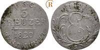 Sachsen Coburg Saalfeld: 3 Kreuzer Ernst, 1806-1826: -