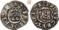 Braunschweig Wolfenbüttel: Kipper 1/24 Taler Löwe mit Turm Friedrich Ulrich, 1613-1634: -