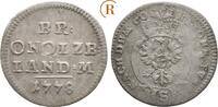 Brandenburg Ansbach: 2 1/2 Kreuzer Schwabach Christian Friedrich Karl Alexander, 1757-1791: -
