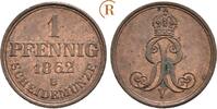 Braunschweig Calenberg Hannover: 1 Pfennig Georg V, 1851-1866: -