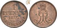 Braunschweig Calenberg Hannover: 1 Pfennig Georg V, 1851-1866: -