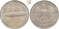 Weimarer Republik: 3 Reichsmark Zeppelin -