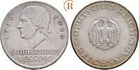Weimarer Republik: 3 Reichsmark Lessing -