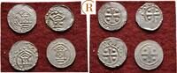 Mainz, Speyer: Denar Lot 4 interessante Prägungen Otto III, 983-1002: -