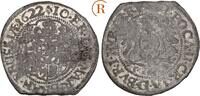Kipper 24 Kreuzer Fürth 1622 Brandenburg Ansbach: Joachim Ernst, 1603-1625: vz-prfr, Zainende, Revers flau