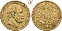 Kaiserreich: Preussen: 10 Mark GOLD Wilhelm I, 1861-1888: -