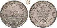 Sachsen: 1 Neugroschen Johann, 1854-1873: -