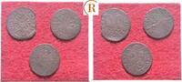 Schweiz Genf Stadt: 2 Quards Lot 3 Stück 1725, 1730, 1754 s