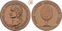 Augsburg Stadt: Bronzemedaille auf 2000 Jahre Augsburg 1985 EF