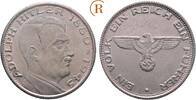 Drittes Reich: Versilberte Bronzemedaille auf Adolf Hitler o.J. vz-st 28.84 US$  +  5.77 US$ shipping