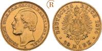 Mecklenburg Strelitz: 20 Mark GOLD Friedrich Wilhelm, 1860-1904: -