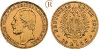 Mecklenburg Strelitz: 20 Mark GOLD Friedrich Wilhelm, 1860-1904: -