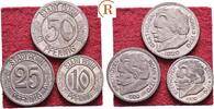 Bonn Stadt: Lot: 50, 25 und 10 Pfennig Ludwig van Beethoven -
