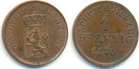 Hessen Darmstadt: 1 Pfennig Ludwig III, 1848-1877: -