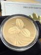 Kanada  Canada – 2003 – White Trillium – 350 CAD – 1.22oz – Gold Proof – with box COA