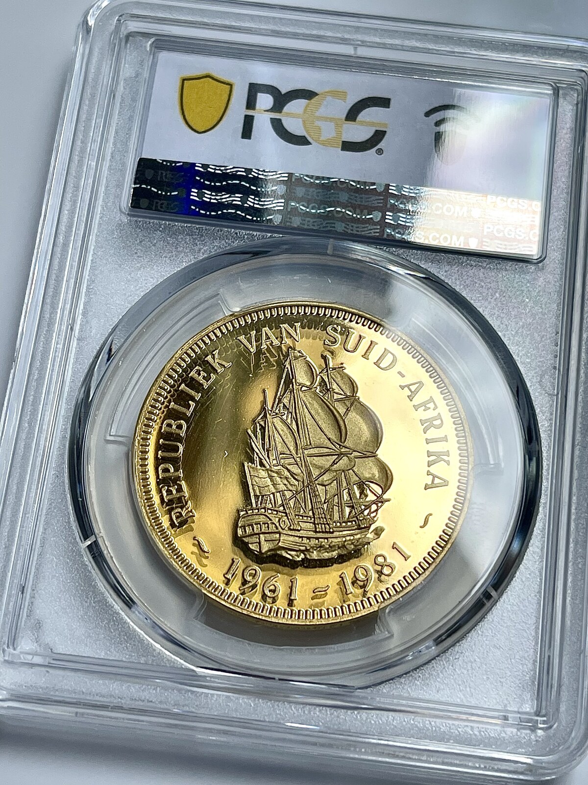 South Africa Medal Südafrika – 1981 – 20 Jahre Republik – Jan van ...