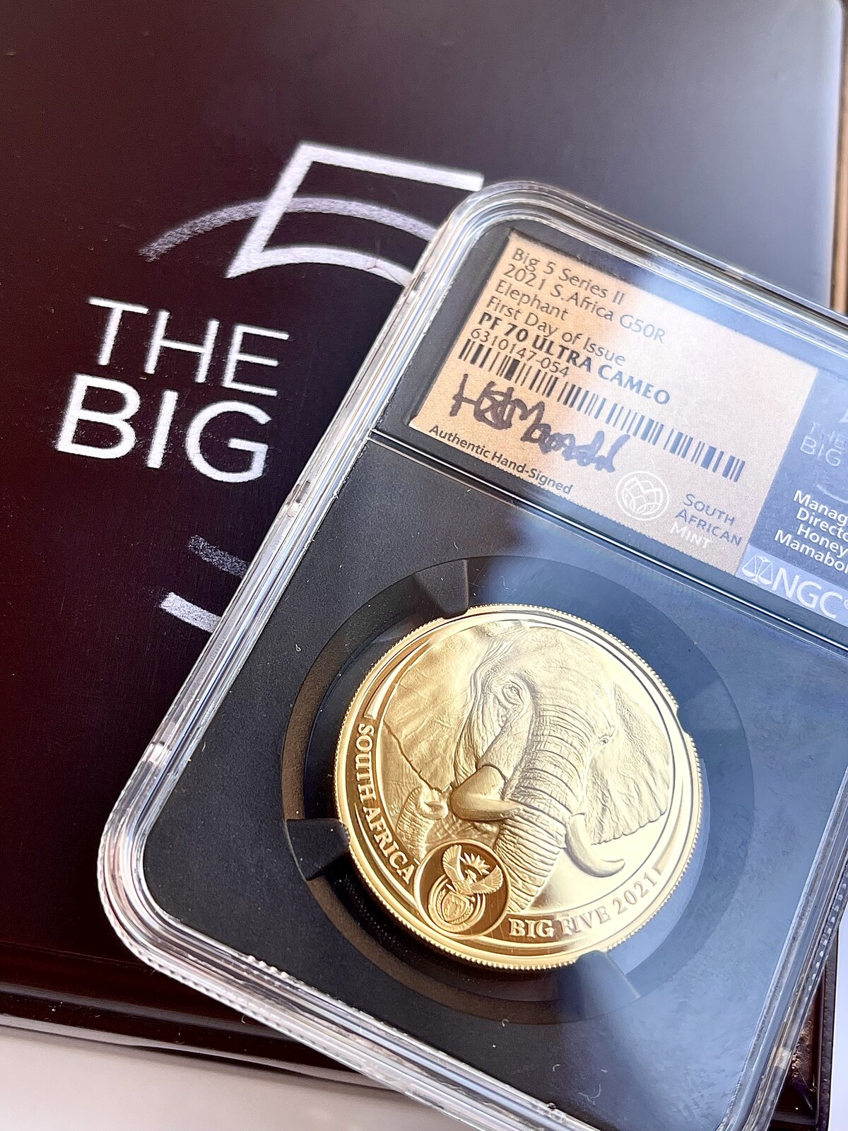 S.Africa G50R 2021 1oz South Africa Big Five 2021 – Elephant