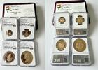 NIGER G100F Niger – 1968 – Francs – President and Animals of Niger – 4 Proof Gold Coin Set -