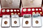 Südafrika Rand South Africa – 1978 – Rand – 10 coin long-proof set – with original red case NGC -