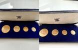 Bahamas Dollar Bahamas – 1967 – Dollars – Elizabeth II – 4 Gold Coins Proof -