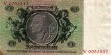 Deutschland 50 Mark 1933 Ro 175a Serie D/V