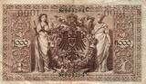 Deutschland 1000 Mark 1910 Ro 46a Serie F/C 6stellig