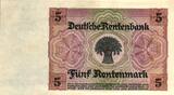 Deutschland 5 Mark 1926 Ro 164bF Serie E KN braun
