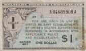 USA Vereinigte Staaten 1 Dollar PM 15 Series 461 Plate 27 PMC -