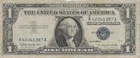 USA Vereinigte Staaten 1 Silver Dollar Fr 1619 X/A Silver Certificate (387) -